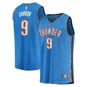 Alex Caruso Oklahoma Admirable City Thunder Youth Fast Break Replica Player Jersey Icon Edition Blue