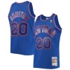 Allan Houston New York Knicks 1996/97 Throwback Dark Swingman Unique Jersey Blue