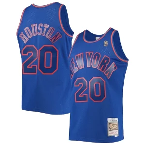 Allan Houston New York Knicks 1996/97 Throwback Dark Swingman Unique Jersey Blue
