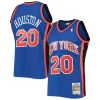Allan Houston New York Knicks Hardwood Classics Tendance Swingman Jersey Blue