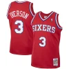 Allen Iverson Philadelphia Élégant 76ers 2001/02 Hardwood Classics Swingman Jersey Red