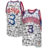 Allen Iverson Personalisable Philadelphia 76ers 1996/97 Swingman Jersey White