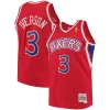 Allen Iverson Philadelphia 76ers 1996/97 Hardwood Prime Classics Swingman Jersey Red/White