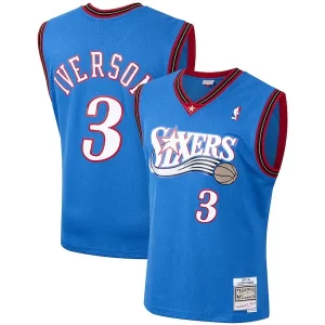 Allen Iverson Philadelphia 76ers 1999/2000 Hardwood Classics Swingman Jersey Prime Royal
