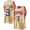 Allen Iverson Philadelphia 76ers 75th Anniversary 1996/97 Hardwood Classics Dashing Swingman Jersey Gold