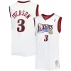 Allen Iverson Philadelphia 76ers Big & Confortable Tall Hardwood Classics 1996/97 Swingman Jersey White/Black/Red/Royal