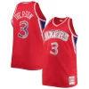 Allen Iverson Philadelphia 76ers Big & Tall 1996/97 NBA 75th Anniversary Diamond Exquisite Swingman Jersey Red