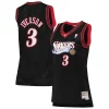 Allen Iverson Philadelphia 76ers Bold Women's 2000/01 Hardwood Classics Swingman Jersey Black