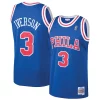 Allen Iverson Philadelphia 76ers Distingué 1996/97 Hardwood Classics Throwback Swingman Jersey Royal