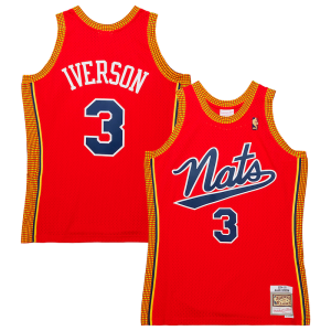 Allen Iverson Philadelphia 76ers 2004/05 Hardwood Classics Swingman Jersey Red Élégant