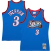 Allen Iverson Philadelphia 76ers Hardwood Haut de gamme Classics 1997/98 Tropical Swingman Jersey Royal