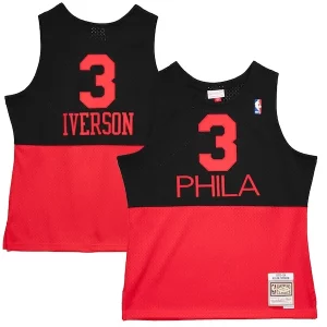 Allen Iverson Philadelphia 76ers Refiné 2003/04 Hardwood Classics Reload 2.0 Swingman Jersey Black