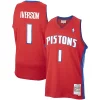 Allen Magnifique Iverson Detroit Pistons 2008/09 Hardwood Classics Swingman Jersey Red