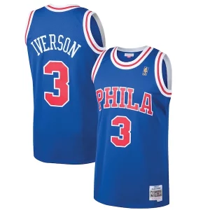 Allen Uniques Iverson Philadelphia 76ers 1996/97 Hardwood Classics Swingman Jersey Royal