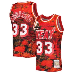 Alonzo Mourning Miami Heat 1996/97 Hardwood Confortable Classics Lunar New Year Swingman Jersey Red