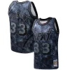 Alonzo Mourning Miami Splendide Heat Hardwood Classics 1996/97 Tie Dye Swingman Jersey Black