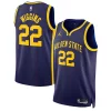 Andrew Wiggins Golden State Warriors Jordan Brand Unisex Swingman Jersey Statement Captivant Edition Navy