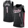 Anfernee Simons Portland Trail Blazers Nike Unisex 2024/25 Swingman Player Jersey City Sophistiqué Edition Black