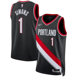 Anfernee Simons Superbe Portland Trail Blazers Nike Unisex Swingman Jersey Association Edition Black