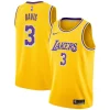 Anthony Davis Los Angeles Lakers Confortable Nike 2019/20 Swingman Jersey Gold Icon Edition