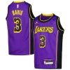 Anthony Davis Los Angeles Lakers Jordan Brand Notable Youth Swingman Jersey Statement Edition Purple