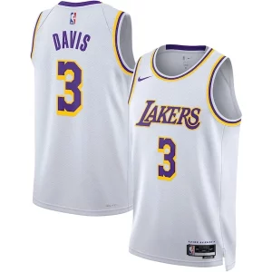 Anthony Davis Los Angeles Lakers Nike Élégant Unisex Swingman Jersey Association Edition White