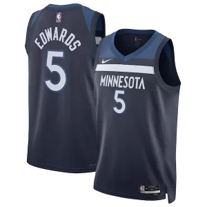 Anthony Edwards Minnesota Timberwolves Classique Nike Unisex Swingman Jersey Icon Edition Navy