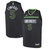 Anthony Edwards Minnesota Timberwolves Moderne Jordan Brand Youth Swingman Jersey Statement Edition Black