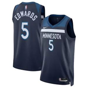 Anthony Edwards Minnesota Timberwolves Nike Unisex Swingman Replica Jersey Icon Prime Edition Navy