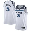 Anthony Edwards Minnesota Timberwolves Nike Youth Swingman Jersey Association Commémoratif Edition White