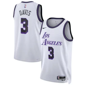 Anthony Élégant Davis Los Angeles Lakers Nike Unisex 2022/23 Swingman Jersey City Edition White