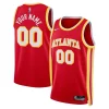 Atlanta Hawks Nike Unisex Gracieux Swingman Custom Jersey Red Icon Edition