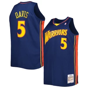 Baron Davis Golden State Exceptionnel Warriors Big & Tall Hardwood Classics 2006/07 Swingman Jersey Navy