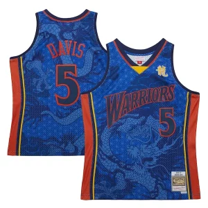 Baron Davis Golden State Warriors 2006/07 Hardwood Classics Asian Heritage 6.0 Swingman Throwback Charming Player Jersey Royal