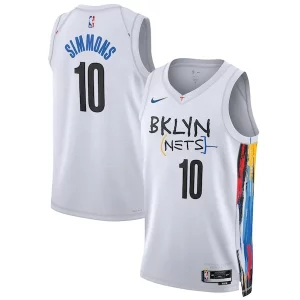 Ben Bold Simmons Brooklyn Nets Nike Unisex 2022/23 Swingman Jersey City Edition White