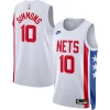 Ben Simmons Brooklyn Nets Nike Swingman Jersey Classic Edition White Notable