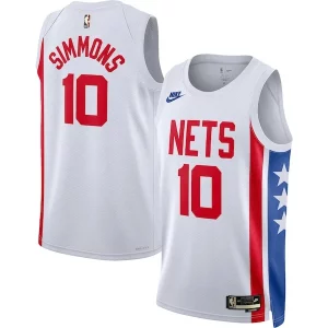 Ben Simmons Brooklyn Nets Nike Swingman Jersey Classic Edition White Notable
