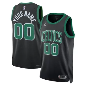Boston Celtics Jordan Brand Unisex 2022/23 Swingman Custom Jersey Statement Edition Authentique Black