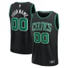 Boston Celtics Youth Custom Fast Break Jersey Black Statement Commémoratif Edition/Kelly Green/White