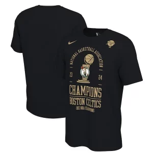 Boston Celtics Nike 18 Time NBA Distingué Finals Champions Locker Room T Shirt Black