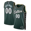 Boston Celtics Nike Unisex 2022/23 Swingman Custom Jersey City Edition Kelly Vibrant Green