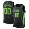 Boston Celtics Nike Unisex 2024/25 Custom Swingman Jersey City Authentique Edition Black