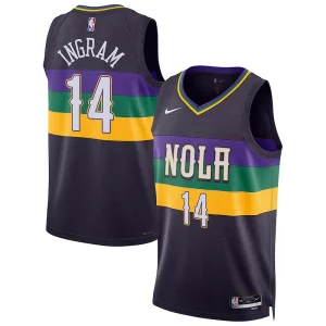 Brandon Ingram New Orleans Pelicans Nike Unisex 2022/23 Swingman Jersey City Edition Sophistiqué Purple