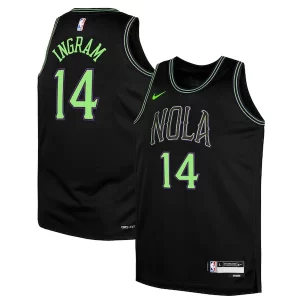 Brandon Ingram New Orleans Pelicans Nike Youth Swingman Replica Jersey City Edition Black Tendance