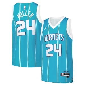 Brandon Miller Unique Charlotte Hornets Nike Youth Swingman Jersey Icon Edition Teal