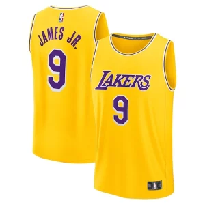 Bronny James Los Angeles Lakers 2024 NBA Draft Fast Break Player Exclusif Jersey Icon Edition Gold