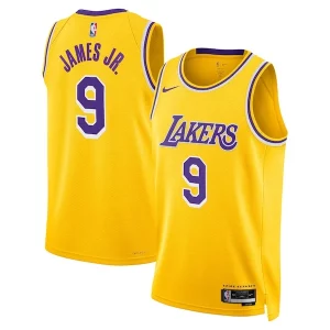 Bronny James Los Angeles Lakers Nike Unisex 2024 Offseason Addition Nike Swingman Jersey Exclusif Gold