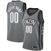 Brooklyn Nets Jordan Brand Swingman Custom Jersey Statement Edition Gray Incontournable