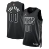 Brooklyn Nets Jordan Brand Unisex 2022/23 Swingman Custom Jersey Statement Edition Black Luxueux