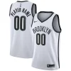 Brooklyn Nets Nike 2020/21 Swingman Custom Jersey Association Edition White Gracieux